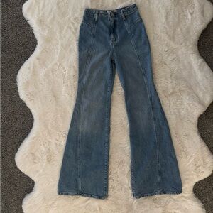 Free People Florence High Rise Flare & Wide Leg Jeans